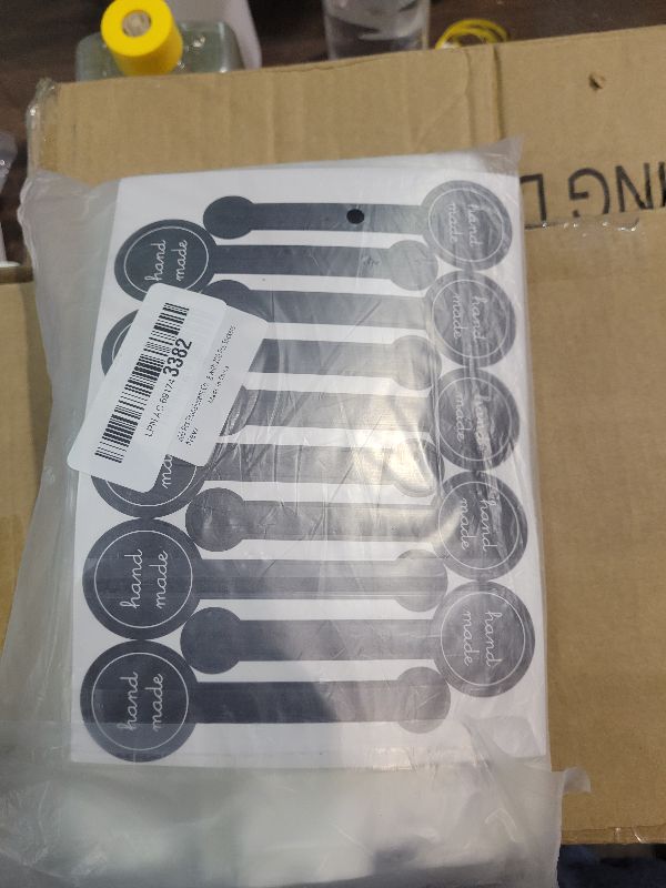 Photo 1 of (400Pcs) 200 Pack Translucent Cellophane Bags for Bakery Party Supplies (9x3.4 Inch) - Clear Plastic Cookie Candy Wrapping Bags with 200 Handmade Stickers, Ideal for Chocolate Cake Snack Packaging