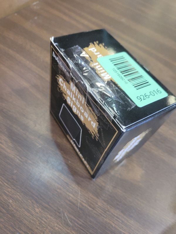 Photo 1 of 12 Pack 4"x3"Mini Chalkboard Signs for Chalk Sign for Food - Party - Buffet - Table Sign Chalkboard - Wedding - Bakery - Small