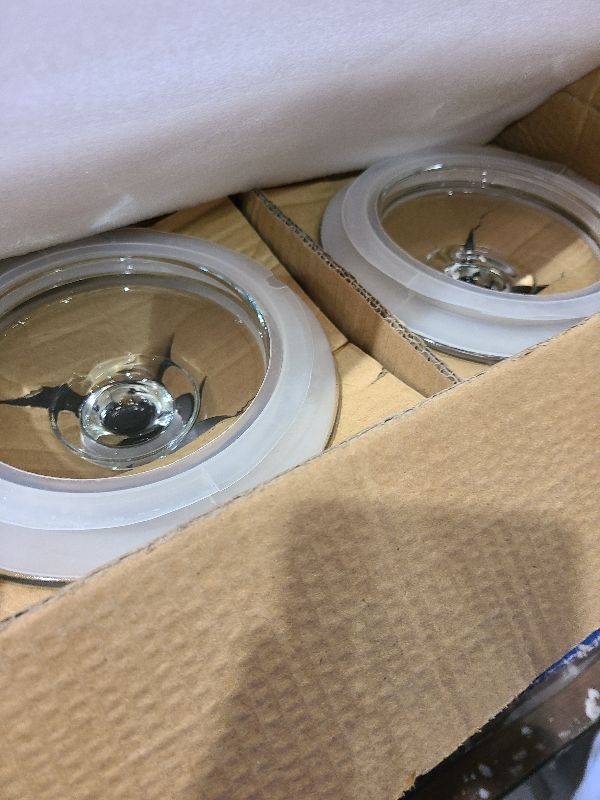 Photo 1 of 1 Gallon Glass Cookie Jar - Large Food Storage Container with Airtight Lid - Keep Fresh Flour, Chewy Pet Treats, Candy, Dried Foods, Detergent Pods for Your Kitchen or Laundry Room- Pack of 2