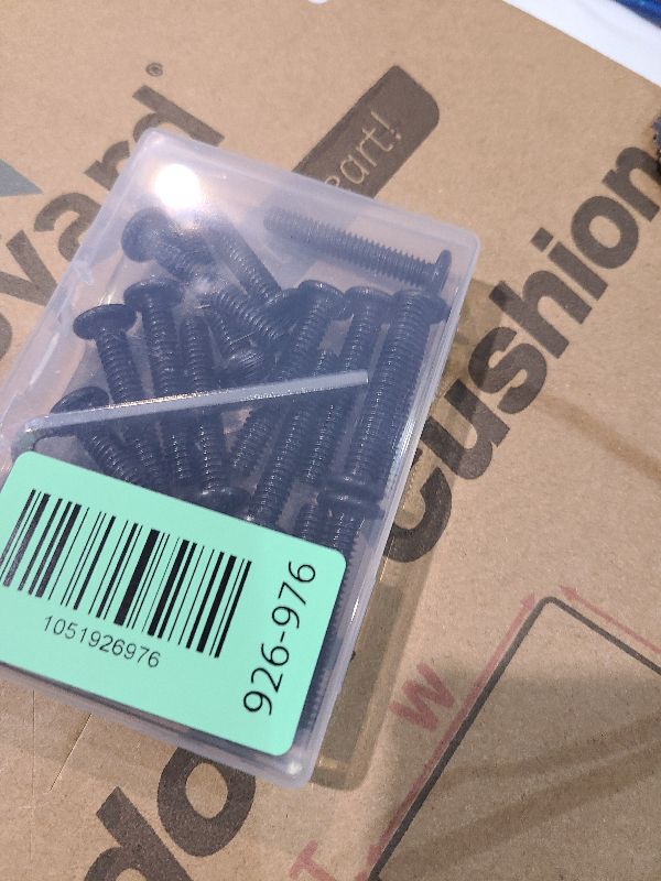 View 2 of 1/4-20 x 1-1/2" (20 Pack) Flat Head Hex Socket Cap Screws Bolts, Black Oxide 304 Stainless Steel 18-8, Hex Drive, Bright Finish, Fully Machine Thread