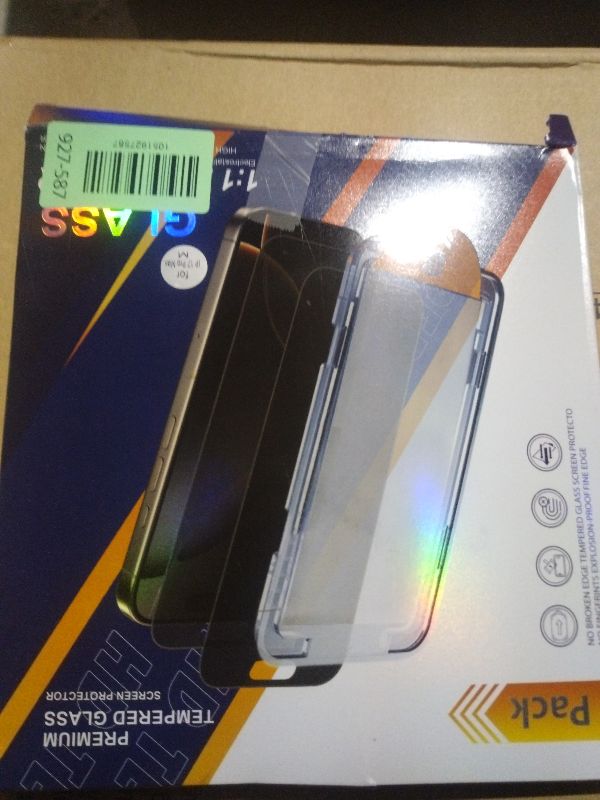 Photo 1 of 2 Pack Gradient for iPhone 17 Pro Max Privacy Screen Protector for iPhone17ProMax 6.9inch Tempered Glass [Auto-Installation] Anti Spy Anti Blue Light Eye Protection HD Clear Anti-Scratch No Bubble