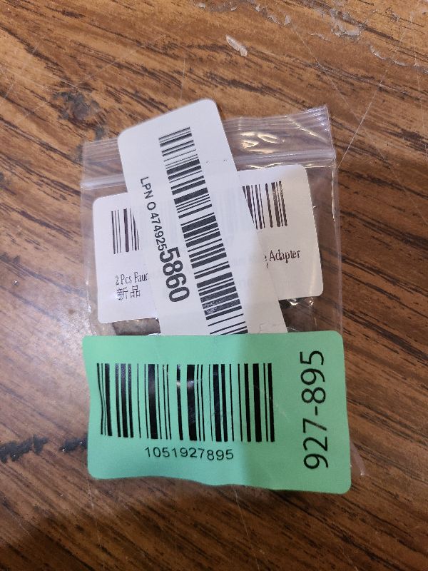 Photo 1 of 2 Pcs Faucet Aerator Adapter Kitchen Sink Faucet Adapter Accessories for Garden Hoses, Water Filters, Faucets, 22mm Female to 21mm Male Adapter