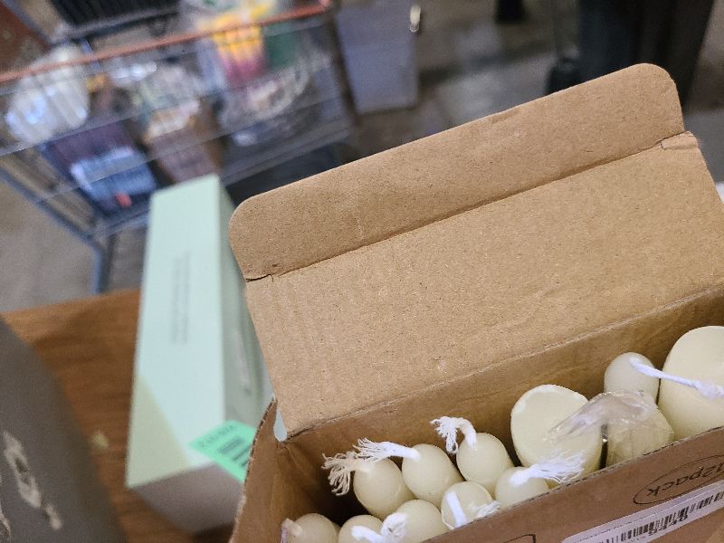 Photo 1 of 12 Pack Ivory Taper Candles 10 inch - Taper Candles Dripless, Smokeless, Unscented - 8 Hours Long Burning - Hand Poured Tall Candlesticks - Perfect for Home Decor, Weddings, and Special Occasions
