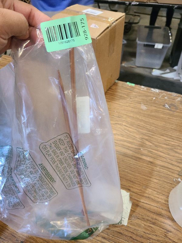 Photo 1 of 2 Pcs Bamboo Knitting Needles Single Pointed Knitting Needle Knitting Crochet Knitting Supplies for Beginners Handmade DIY Knitting Projects(6mm)