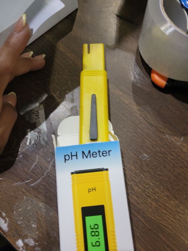 Photo 1 of 2025 All-New pH Meter for Water - High Accuracy Digital pH Tester (0.01 Precision) with UL Certification and 3 pH Calibration Powders - Ideal for Home Water, Hydroponics, Aquariums, Pools, and More