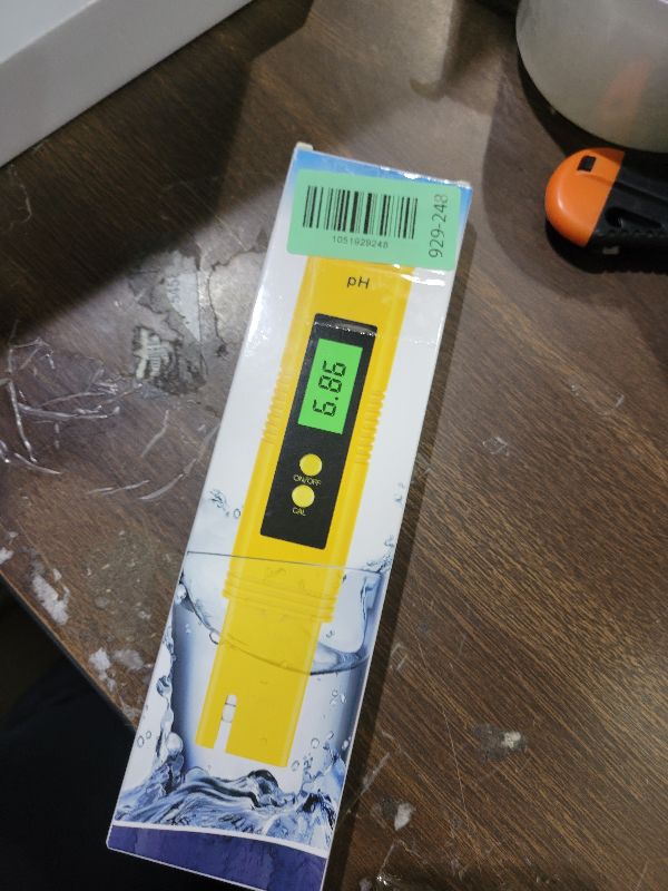 Photo 1 of 2025 All-New pH Meter for Water - High Accuracy Digital pH Tester (0.01 Precision) with UL Certification and 3 pH Calibration Powders - Ideal for Home Water, Hydroponics, Aquariums, Pools, and More
