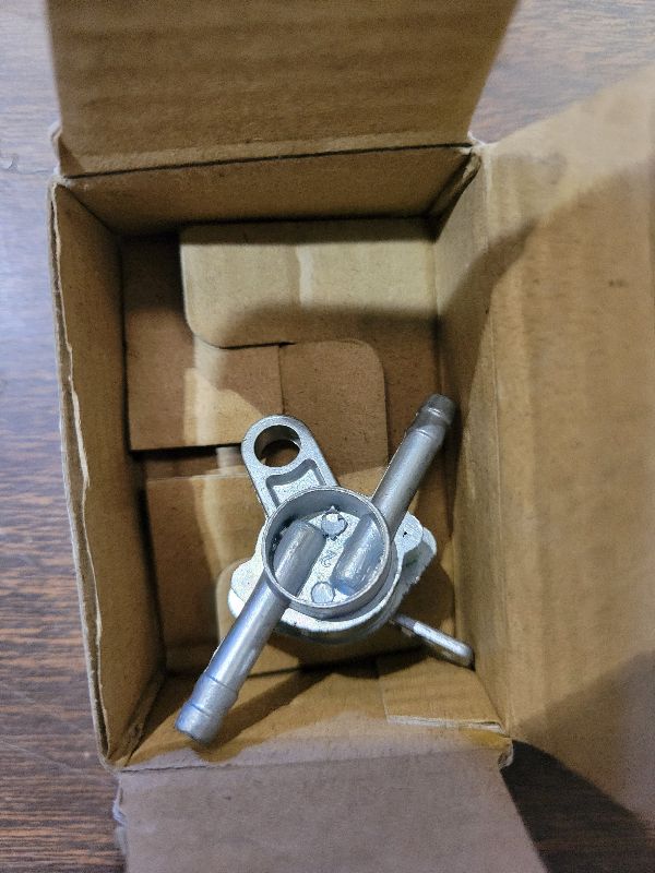 Photo 1 of 1PZ M2W-001 In-Line Gas Fuel Shut Off Petcock fits 6mm 1/4" or 3/16" ID Hose Fuel Line for 50cc 70cc 90cc 100cc 110cc 125cc Scooter Quad Go Kart Moped Baja BA150 ATV X15 X18 X22 Mini Pocket Bike