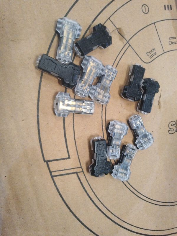 Photo 1 of 12 Pcs T Tap Wire Splice Connectors, 3 Way 2 Pin Low Voltage Wire Connectors for 18-22 AWG Quick Wires Splice Connector, Solderless Low Voltage and High Voltages Wires Connector