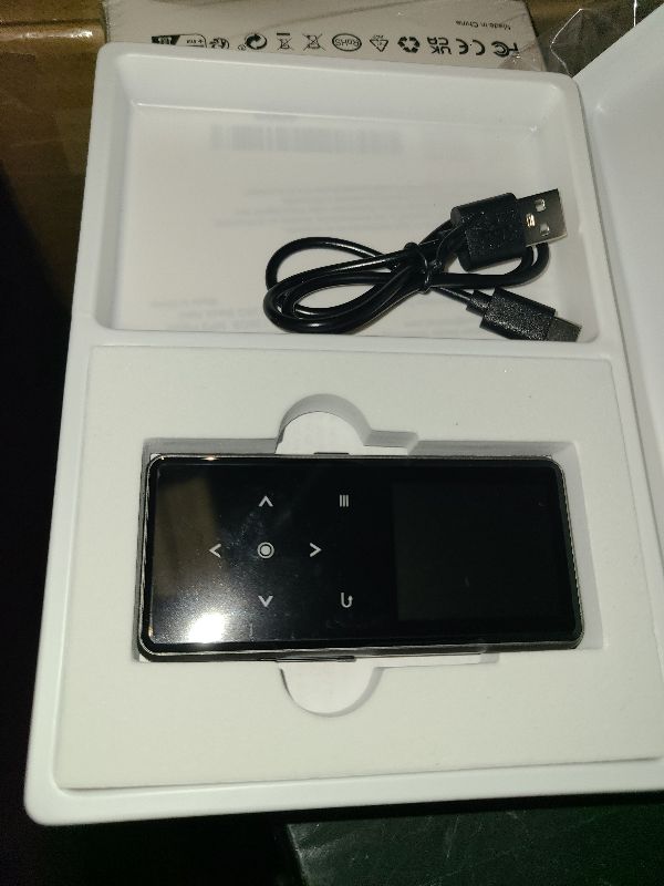 Photo 1 of 128GB MP3 Player with Bluetooth 5.2, AiMoonsa Music Player with Built-in HD Speaker, FM Radio, Voice Recorder, HiFi Sound, E-Book, Earphones Included