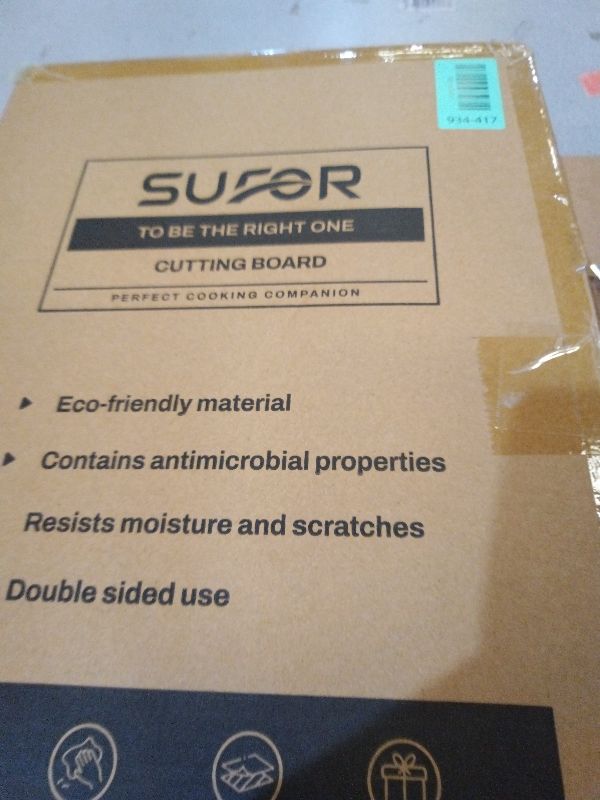 Photo 1 of 2 Pack Titanium Cutting Board - 100% Pure Titanium Cutting Boards For Kitche,Easy to clean, Double-sided food-grade Cutting Board For Cutting Meats, Fruits And Vegetables,SG