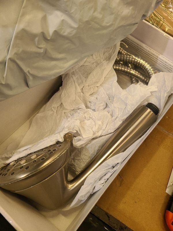Photo 1 of *UNTESTED*
MakeFit Filtered Shower Head with Handheld Combo - Dual 2-in-1 Spa System with Massage Shower and 10 Modes Hand Held Shower High Pressure with Built in Power Wash Mode (Chrome)