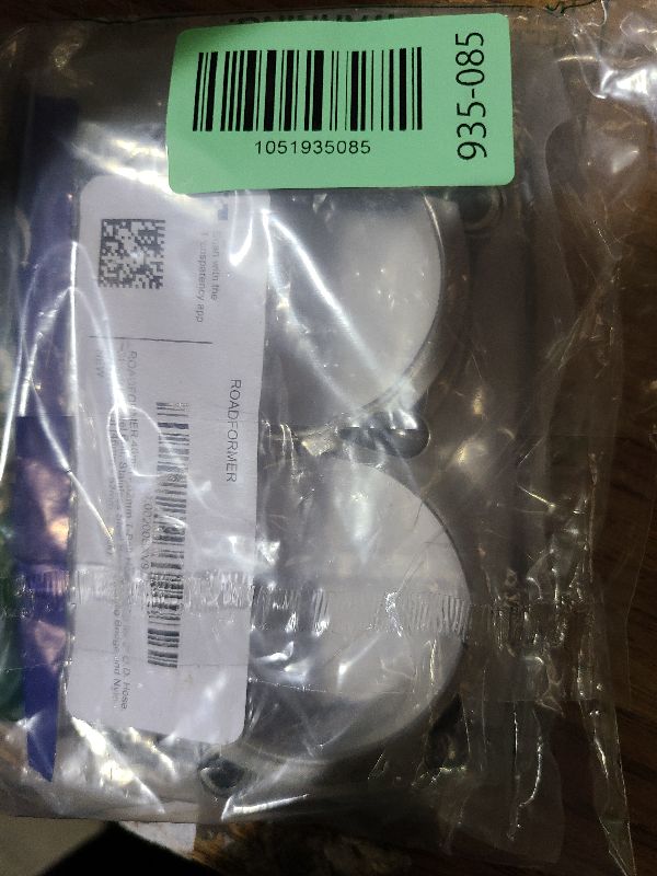 View 2 of 2" T-Bolt Hose O.D. Clamp - Working Range 1.81" - 2.05" Clamp for 2 inch Hose O.D., 46mm - 52mm, 2 pack, Suggest measure your hose O.D. before purchasing, Stainless Steel Bolt, Band and Locknut