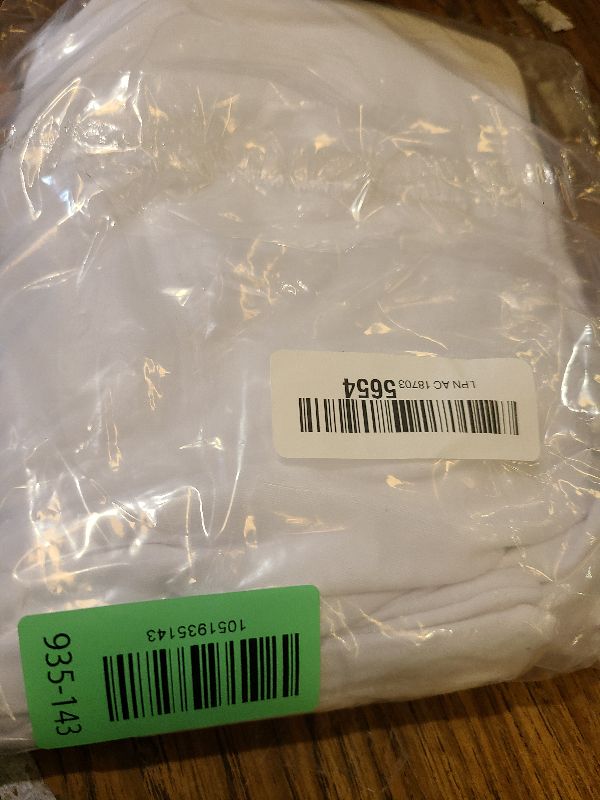 Photo 1 of 2-Pack Jersey Knit Pillow Cases Standard/Queen - Ultra Soft T-Shirt Like White Pillowcases Microfiber Blend - Envelope Closure Queen or Standard Size Set of 2, White
