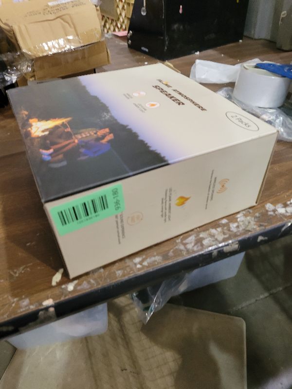 Photo 1 of 2 Pack Outdoor Bluetooth Speakers, Upgrade Multi-Sync Bluetooth Party Speakers with Flame Light, Built-in 360° HD Stereo Sound, Cool Tech Gadgets Upgraded IPX7 Waterproof for Patio Porch, Gift for Men