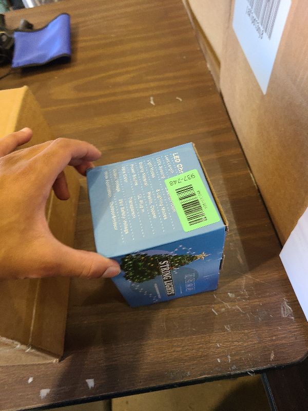 Photo 1 of 100ft 300 LED String Lights Indoor Connectable Warm White Christmas Lights Outdoor Waterproof, Twinkle Fairy Lights Plug in Clear Wire for Outside Wedding Bedroom Garden Tree Decorations