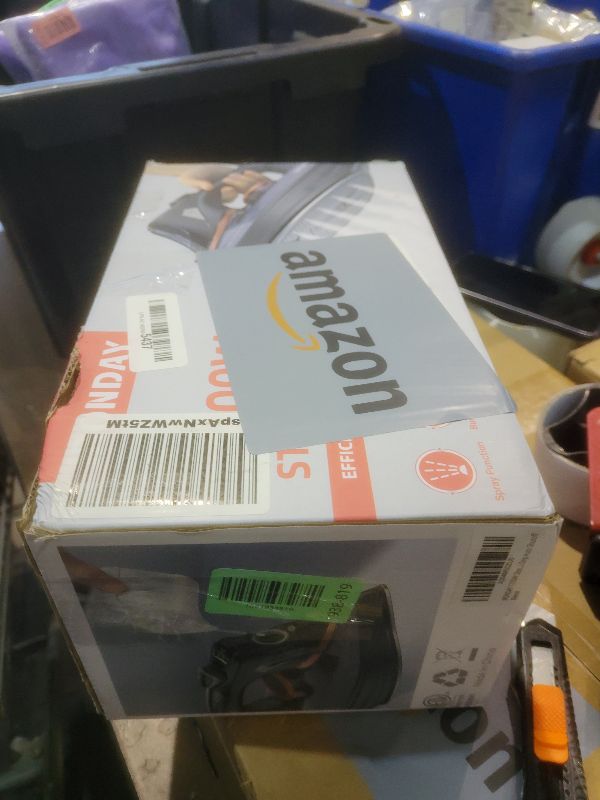 Photo 1 of *UNTESTED*
IRONDAY Steam Iron for Clothes with LCD Screen, 1700W Iron Non-Stick Ceramic Soleplate, Auto Shutoff, Self-Cleaning, Anti-Drip, Steam Burst, Spray Mist 10.14oz Water Tank Ironing Clothes for Home,Grey