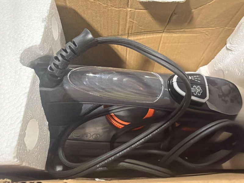 Photo 1 of *UNTESTED*
IRONDAY Steam Iron for Clothes with LCD Screen, 1700W Iron Non-Stick Ceramic Soleplate, Auto Shutoff, Self-Cleaning, Anti-Drip, Steam Burst, Spray Mist 10.14oz Water Tank Ironing Clothes for Home,Grey