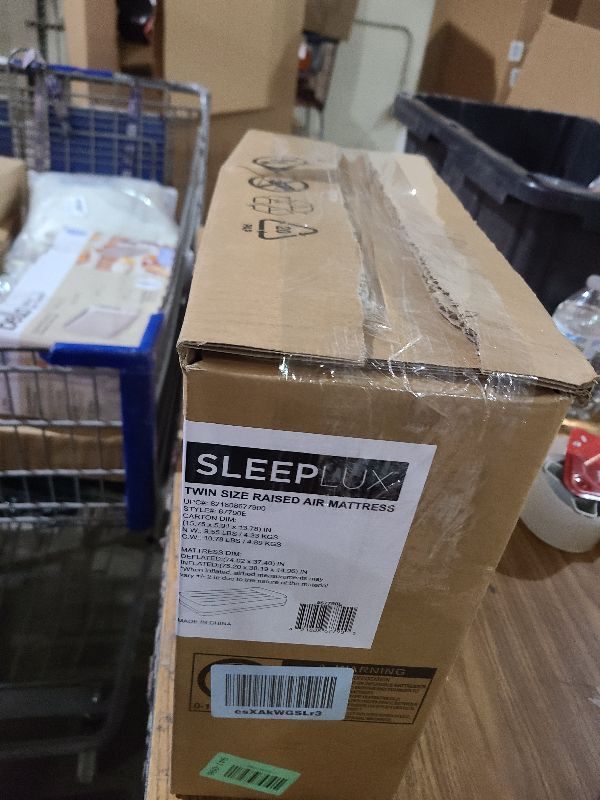 Photo 1 of SLEEPLUX Durable Inflatable Air Mattress with Built-in Pump, Pillow and USB Charger