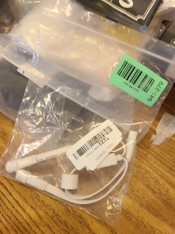 Photo 1 of 2 Set 8FT Permanent Outdoor Lights Extension Cable, IP68 Waterproof Extension Cord, 3 Pin Power Cord for Go-vee H705A H705B H705C H706A H706B H706C