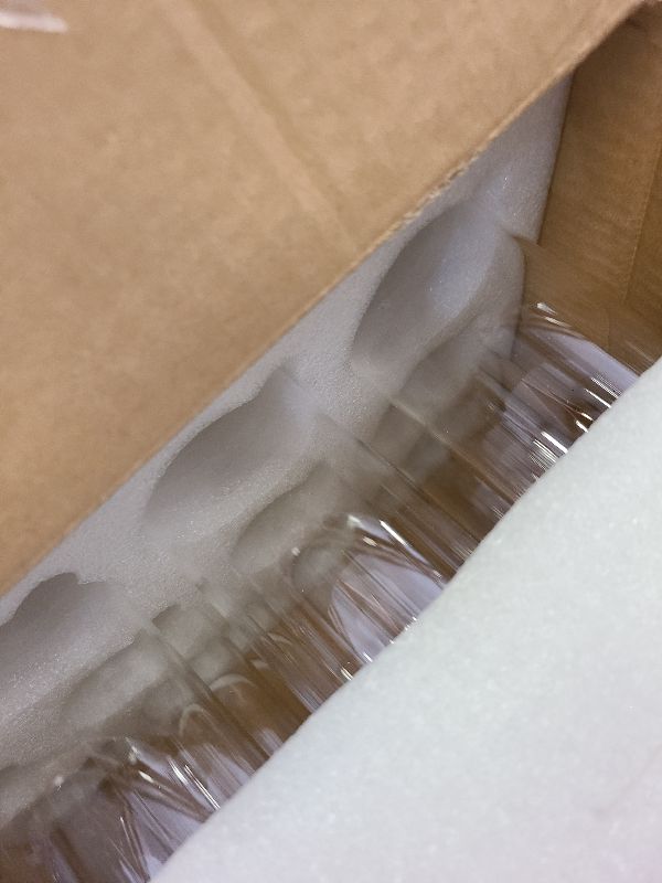 Photo 1 of 12 Pcs Hurricane Candle Holder Sleeve, H:14" D:2.5" Bottomless Glass Cylinder Candleholder Tall Clear Glass Cylinder Open Both Ends, Chimney Tube Cover, Open Ended Candle Shade