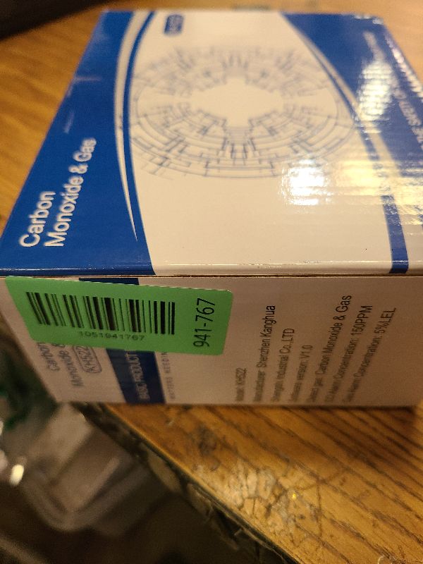 Photo 1 of 2 Pack Combination Gas & Carbon Monoxide Detectors - Plug in CO Alarm & Natural Gas Detector with Digital Display, CO Detector & Combustible Gas Detector for Home, Easy to Read
