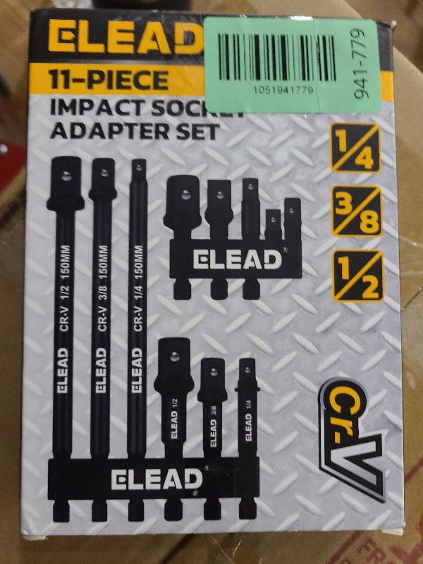 Photo 1 of 11-Piece Impact Socket Adapter Set, 1/4-Inch Hex Shank, 1/4" 3/8" 1/2" Impact Socket Driver Set, Drill Sockets Extension Bit, Sockets Driver Adapter, Drill Extension with Holder