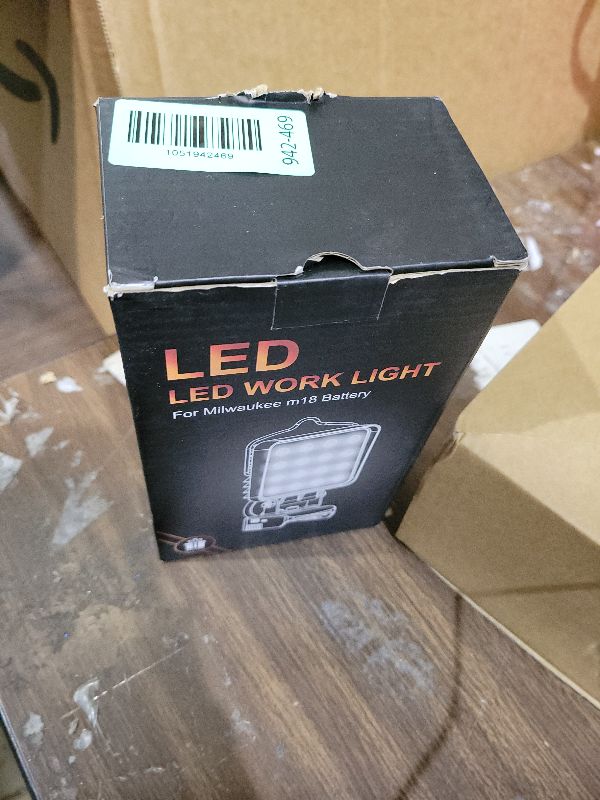 Photo 1 of 112W 11200LM LED Work Light for Milwaukee m18 18v Battery - Cordless Work Light w/USB & Type C Charging Port 180° Adjustable Angle Portable Flood Light Flashlight,Fathers Day Tool Gifts for Men Dad