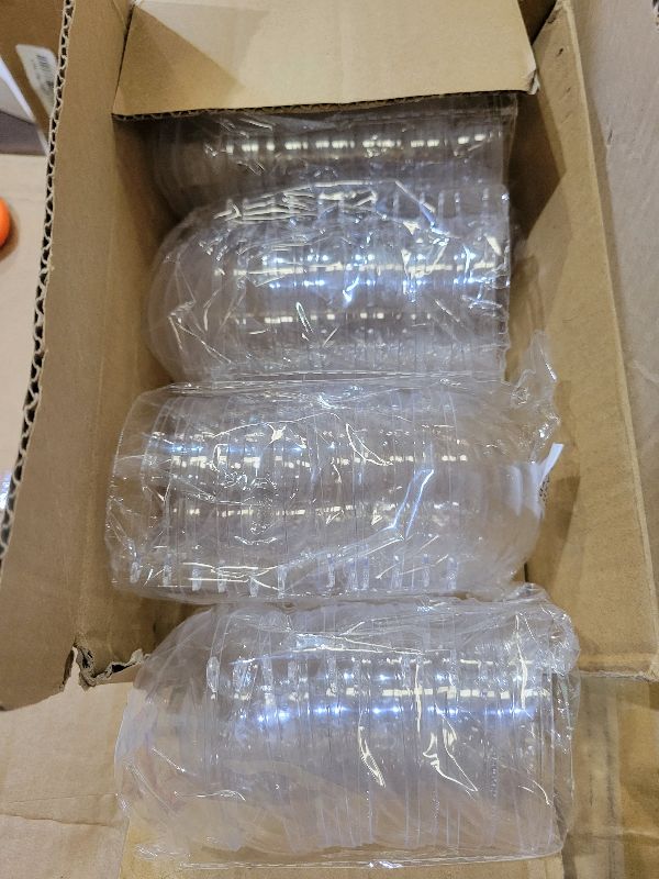Photo 1 of 24 Pack Clear Plastic Fillable Ornament Ball,Clear Christmas Ornaments,Plastic Fillable DIY Craft Ball Ornament for Christmas, Holiday, Wedding, Party, Home Decor (2.7''/70mm)