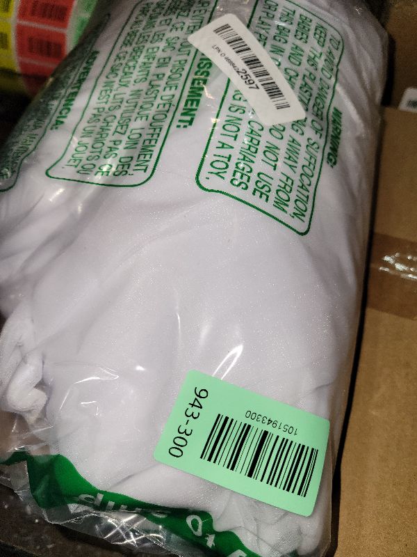 Photo 1 of 10x10ft White Tulle Backdrop Curtain with Lights String for Parites, Sheer Curtain Backdrop Drapes for Wedding Baby Shower Bridal Shower Birthday Party Photography Background Decoration