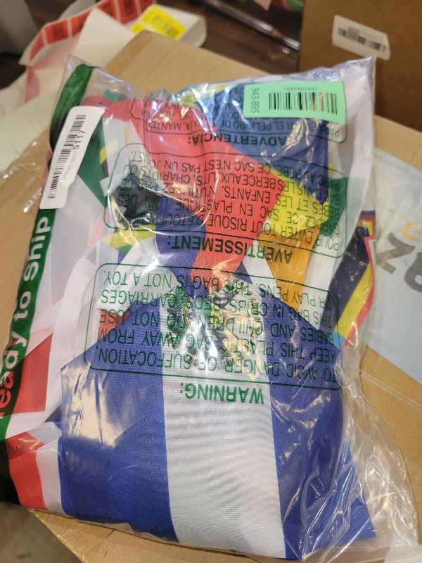 Photo 1 of 100 Countries String Flag, 82 ft International Flags Bunting Banner, World Flag Banner Decoration for World Cup Party, School, Sports Game Events, Grand Opening, Classroom