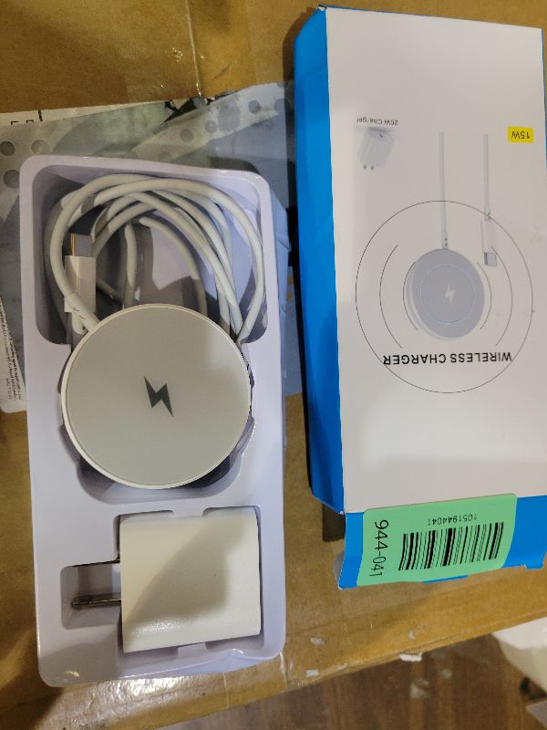 Photo 1 of [Apple MFi Certified]Magnetic Wireless Charger Apple Mag Safe Charger,15W 6FT Fast Wireless Charging Pad for Apple iPhone 16 Pro Max/16 Pro/16 Plus/15 Pro Max/14/13/12/AirPods3/2/Pro/Pro2,Charging Pad