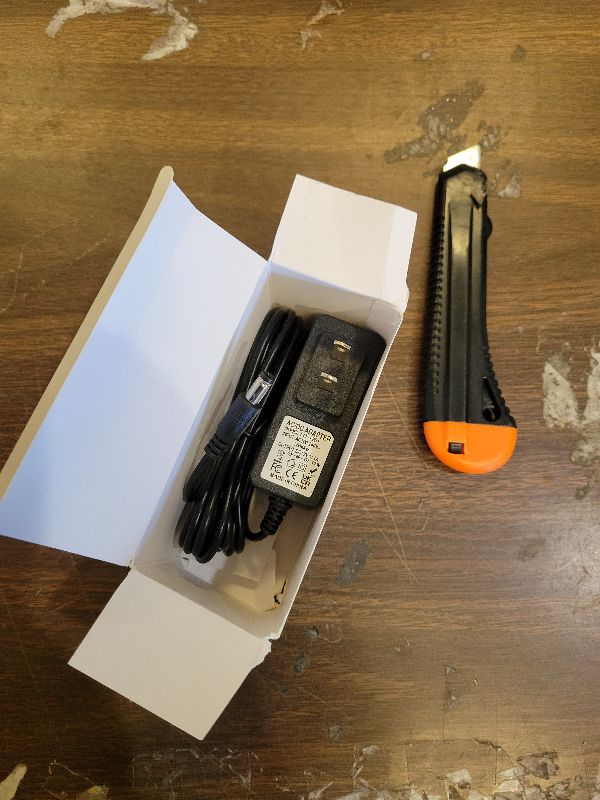 View 3 of 10ft 12V 1A Power Supply Cord 12W Wall Adapter AC/DC Converter with 5.5x2.5mm/2.1mm DC Output Plug 12 Volts 1000mA Replacement Power Adapter Transformer Cable [10 feet]