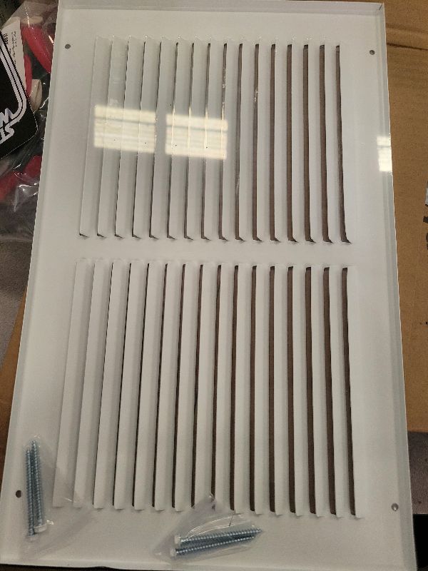 Photo 1 of 14x8 Vent Cover(Duct Opening Size),Air Return Vent Cover,Flat Vent Cover,Rejillas De Aire Acondicionado para Casa,Return Air Grilles,Outer Dimensions:15.75"Wx9.75"H(14"W x 8"H, Duct Opening)