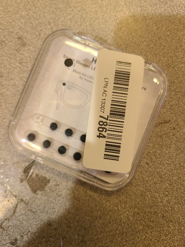 Photo 1 of 12Pcs LED Light Blocking Stickers Compatible with Ray-Ban Meta Wayfarer/Skyler/Headliner (Gen 2) & Oakley Meta HSTN Smart Glasses Accessories, Low-Tack Restickable Blackout LED Light Covers Sticker