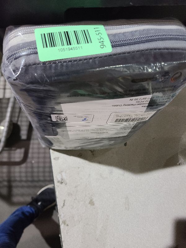 Photo 1 of 10 Set Compression Packing Cubes for Travel Essentials,Compressible Expandable Packing Cubes for Suitcase,OlarHike Luggage Organizer Bags for Travel,Handy Helper for Organizing Clothes(Black)