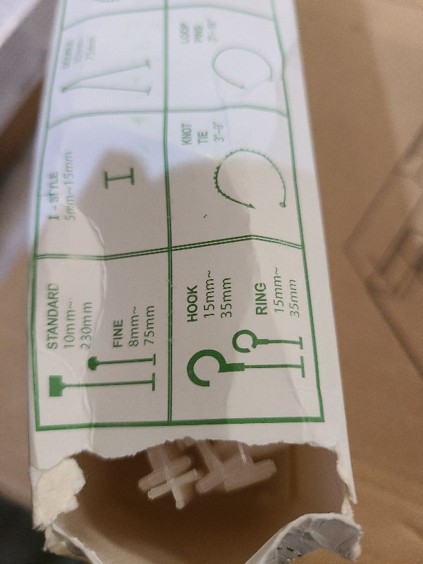 Photo 1 of 2 Inch Tag Refills, 5000 PCS Tagging Gun Fasteners, Plastic Clothing Tag Barbs Attachments, for Most Standard Garment Price Tags Gun