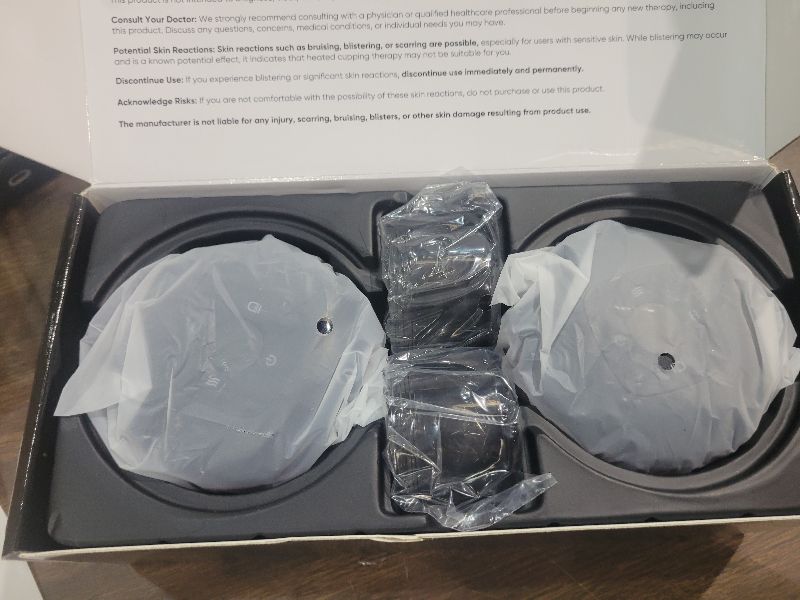 Photo 1 of 2 Pack Cupping Set, Smart Cupping Therapy Massager, 7 in 1 Red Light Cupping Therapy Set with 2 Modes for Targeted Pain Relief, Muscle Soreness,Tighter Skin,Cupping Kit with 12 Levels Suction and Heat