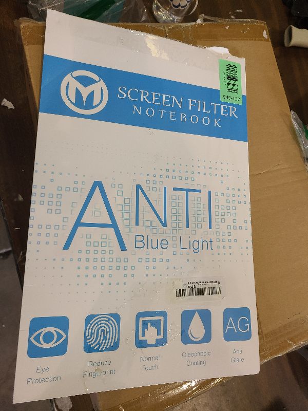 Photo 1 of 15.6" Laptop Screen Protector Blue Light Glare Filter Compatible with 15.6" HP/Dell/ASUS/Samsung/Lenovo/Acer/MSI/Razer Blade/LG Gram/SGIN 15.6 inch 16:9 Aspect Laptop, Eye Protection Blue Light Filter