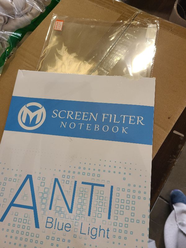 Photo 1 of 15.6" Laptop Screen Protector Blue Light Glare Filter Compatible with 15.6" HP/Dell/ASUS/Samsung/Lenovo/Acer/MSI/Razer Blade/LG Gram/SGIN 15.6 inch 16:9 Aspect Laptop, Eye Protection Blue Light Filter