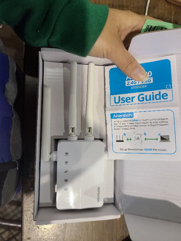 Photo 1 of 2026 WiFi Extender Signal Booster for Home, 10X Faster New Wireless Long Range Amplifier, Covers up to 15,000 sq.ft, WiFi Booster Dual Band,WiFi Repeater with Ethernet Port & EasyMesh, Easy Setup