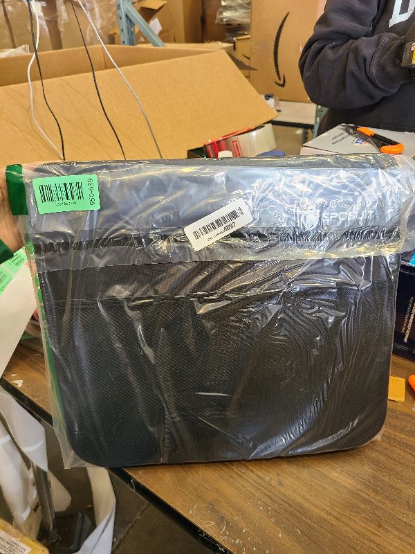 Photo 1 of 1 Sposuit Trunk Organizer for Car - Collapsible Split Trunk Storage with Reinforced Handles, SUV Trunk Organizers for Grocery Cargo(Black, 1 Pack)