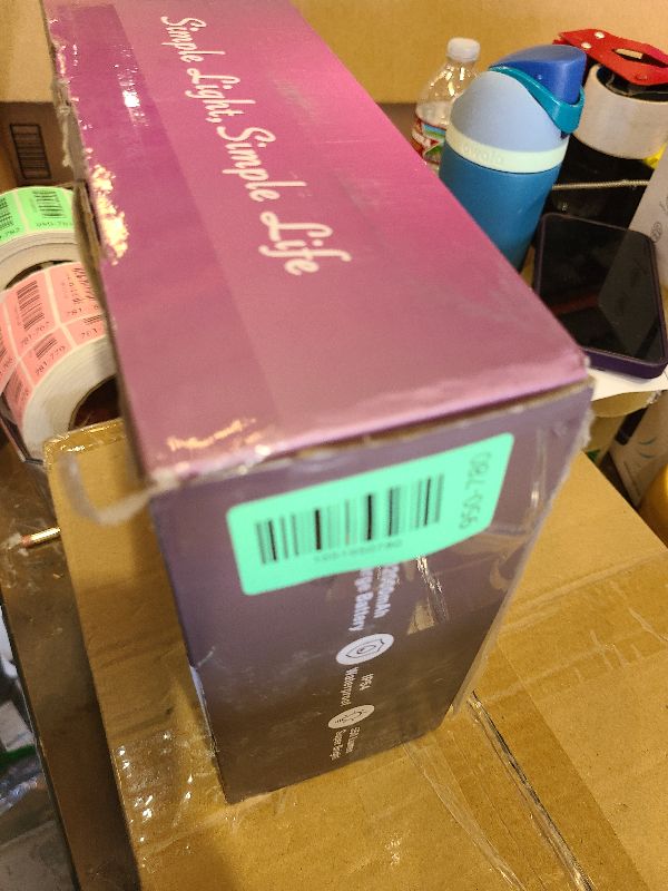 Photo 1 of 2 Pcs Motion Sensor Rechargeable Ceiling Light with Remote, 12000mAh 550LM Wireless Shower Lights for Inside Shower, Battery Operated RGB Closet Lights Sensored LED Overhead Garage Lighting No Wiring