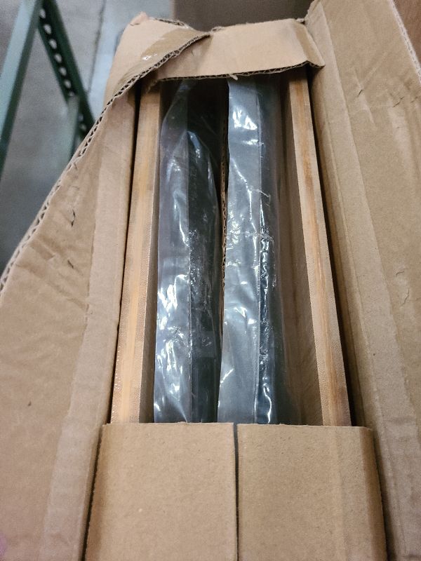 Photo 1 of 2 Set XXL Stackable Wire Basket with Bamboo Tops & Tag- Pantry Organizer and Storage Bins, Kitchen Counter Cabinet Shelf Countertop Under Sink Organizing, Food Snack Produce Onion Potato Bread Storage