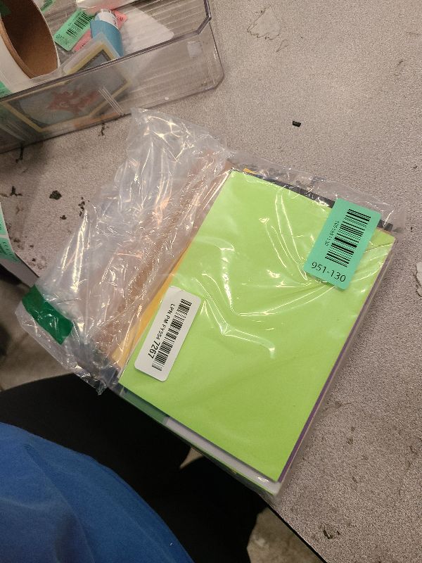 Photo 1 of 100 Sheets 5" X 7" Colored Cardstock, 50 Assorted Colors Construction Paper Card Stock Printer Paper for Printing, Card Making, DIY Crafts,School Supplies,Party Decorations (180GSM/65LB)