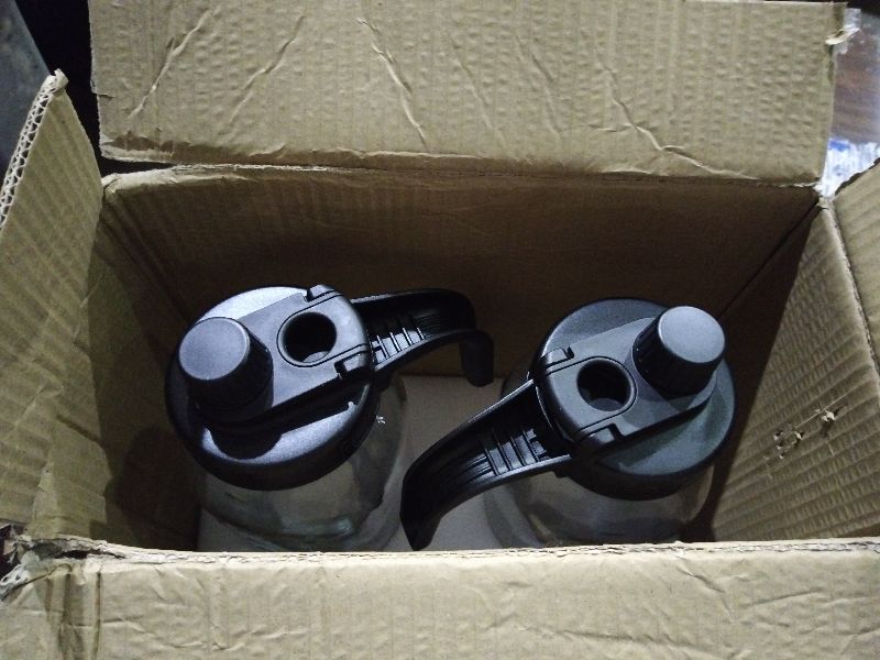 Photo 1 of 2 Pack Mason Jar Pitcher - Airtight & Leakproof Glass Pitcher with Lid, Perfect for Juice, Cold Brew, and Sun Tea - 2 Quart (64 oz) Mason Jar with Pour Spout Lid + Mixing Spoon, Brush, Labels