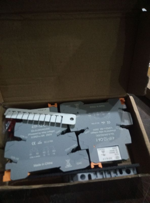 Photo 1 of (10pcs) 5V Relays,din Rail,5V Coil dc/ac,Silm,PLC Signal Relay,HF41F/12-ZS 5 Pin 1NO 1NC 6A SPDT with LED Indicator SPDT with Jumper with Socket Base,5 Volt Relay dc,Load MAX 6A 250VAC/30VDC
