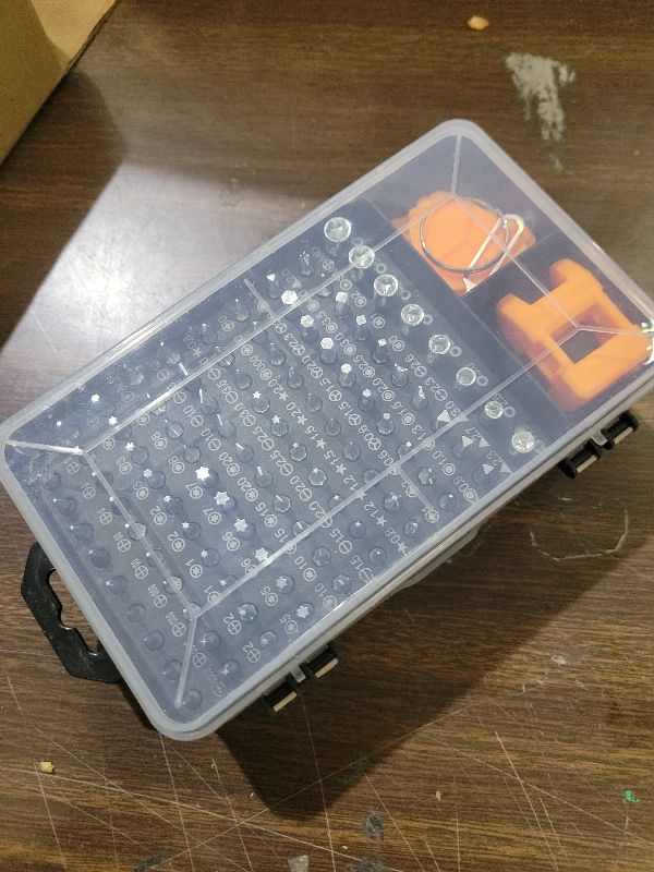 Photo 1 of 115 in 1 Precision Screwdriver Set, Tool Gifts for Men, Mini Repair Tool Kit with Torx Triwing Bits, Repair for PS5?Computer, Macbook, Laptop, PC, RC