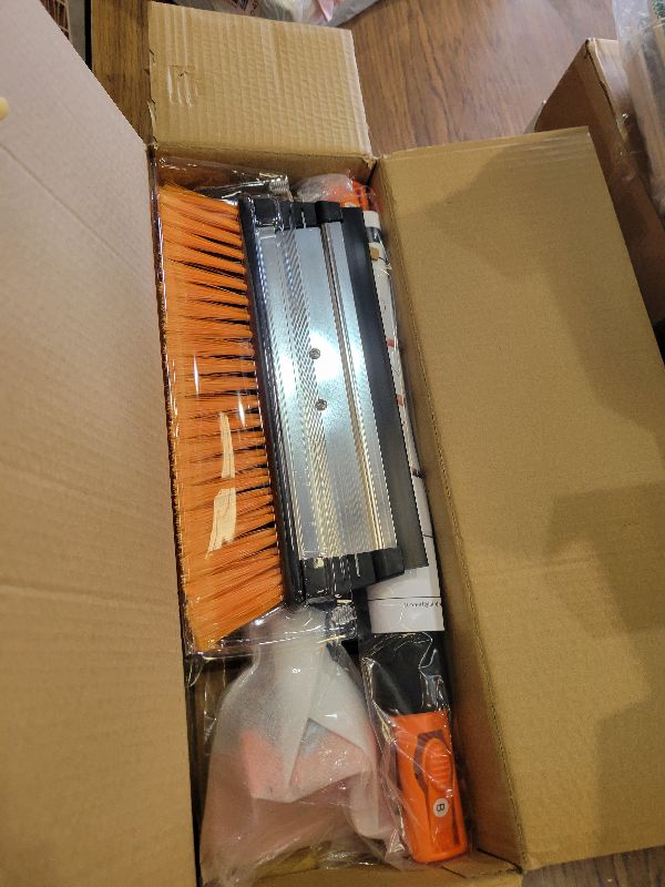 Photo 1 of ?Snow MOOver 39" Extendable Snow Brush with Squeegee & Ice Scraper | Foam Grip | Auto Snow Brush | Auto Ice Scraper | Car Truck SUV