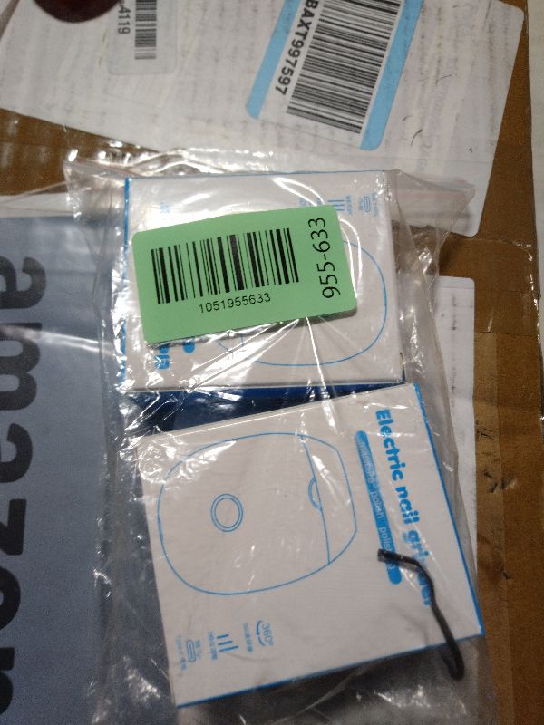 Photo 1 of 2 Pcs Universal Automatic Fingernail Grinder, 2026 Portable 3 in 1 Electric Nail Clippers with LED Light & 3 Speeds, Silent Auto Fingernail Cutter and Polishing Trimmer