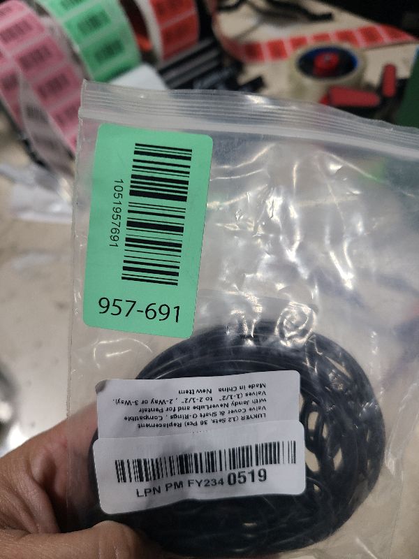 Photo 1 of (12 Sets, 36 Pcs) Replacement Valve Cover & Shaft O-Rings?Compatible with Jandy NeverLube Valves,Also Compatible with Hayward PSV Valves